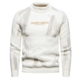 thumbnail image 4 of Styesk Mens Sweater Men's Knitwear Round Neck Elastic Pullover Assorted Colors Texture Trend Sweater Coat, 4 of 7