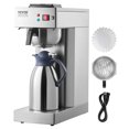 thumbnail image 1 of VEVOR 12 Cups Commercial Drip Coffee Maker with Thermal Carafe Restaurant Office Cafe, 1 of 9