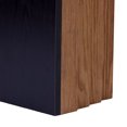 thumbnail image 6 of CQSXDA Wood Console Table in Black & Natural Finish, 47in Entryway Table, 6 of 7