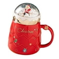 thumbnail image 5 of WeiLaiKeQi Ceramic Christmas Mug Breakfast Mug Xmas Mug for Boys Girls Men Women Family Red, 5 of 9