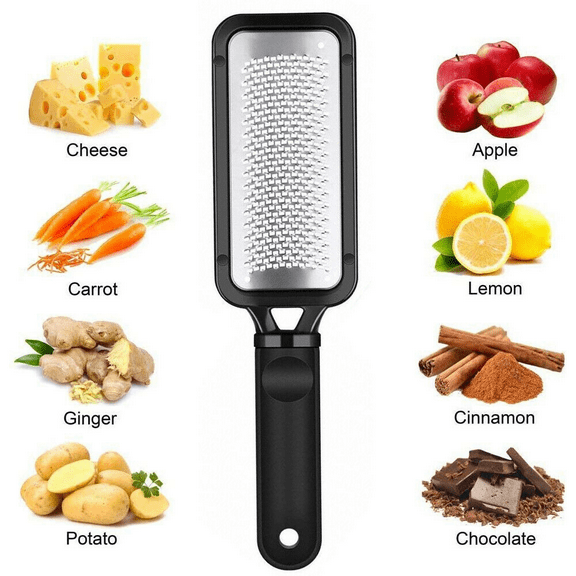 Handheld Cheese Grater iPstyle Stainless Steel Grater Slicer Lemon Zester Ginger Shredder Tool