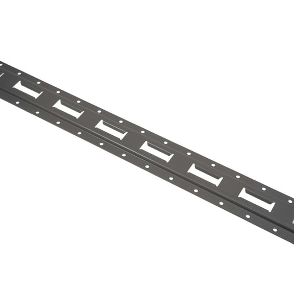 US Cargo Control Vertical E Track, 5 Foot Length E Track Vertical Strip, Gray Powder Coated Finish, 12 Gauge Steel, Easily Secure Cargo In An Enclosed Van Trailer