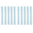 thumbnail image 1 of Binding Coils, 10Pcs Strong Adhesion Wear Resistant 1/2in Binding Spines Manual Bound  For Loose Leaf Light Blue, 1 of 8