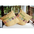 thumbnail image 3 of 20" x 20" Simply Daisy Happy Easter Indoor/Outdoor Pillow, Daffodil Yellow Qty 1, 3 of 6