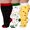 santa hat-XXL, variant on 3 Pairs Christmas Wide Calf Compression Socks for Men and Women Knee Length Support Stockings for Nurses Travel Sports