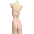 thumbnail image 2 of Nananla Women's Lace Thin Cup Gather Underwear Lace Underpants, 2 of 4