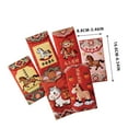 thumbnail image 3 of Sulaicai Chinese New Year Red Envelopes 2026, Festive Lucky Money Bags with Cute Horse Designs & English/Chinese Blessings, Lunar New Year Gift Cash Holders, 6pcs, 3 of 7