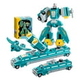 thumbnail image 1 of Transforming Toy Set with Storage Box, Magnetic Cars Trucks Robot for Kids, 1 of 8