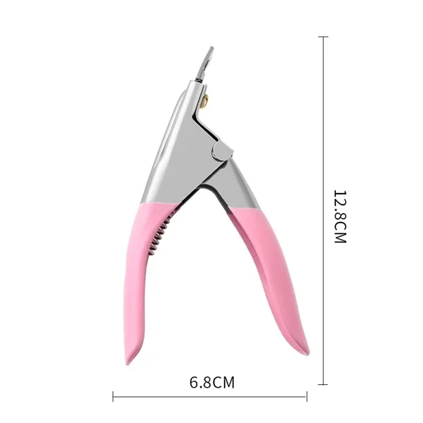 Mini imán para uñas acrílicas, puntas de manicura, cortadores de uñas postizas, herramienta para cortar el mismo longitud, cortaúñas, suministros de manicura