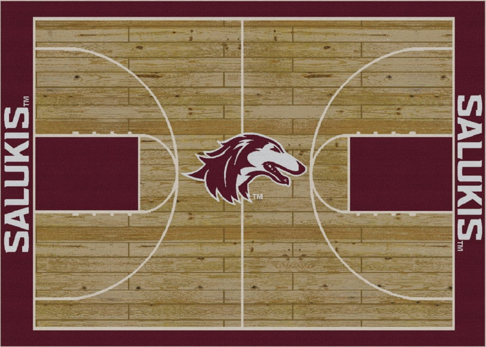 Milliken Ncaa College Home Court Area Rug Southern Illinois Salukis