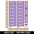 thumbnail image 2 of Shred Border Top Bottom Sticker Set - Purple - Gloss Finish - 2.00" Large, 2 of 7