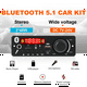 thumbnail image 4 of Placa Decodificadora de Amplificador MP3/WAV/FLAC Bluetooth 5.0, de Audio para Coche de 24 V y 2 X 80 W con Micrófono, USB/TF/FM y Reducción de Ruido., 4 of 5