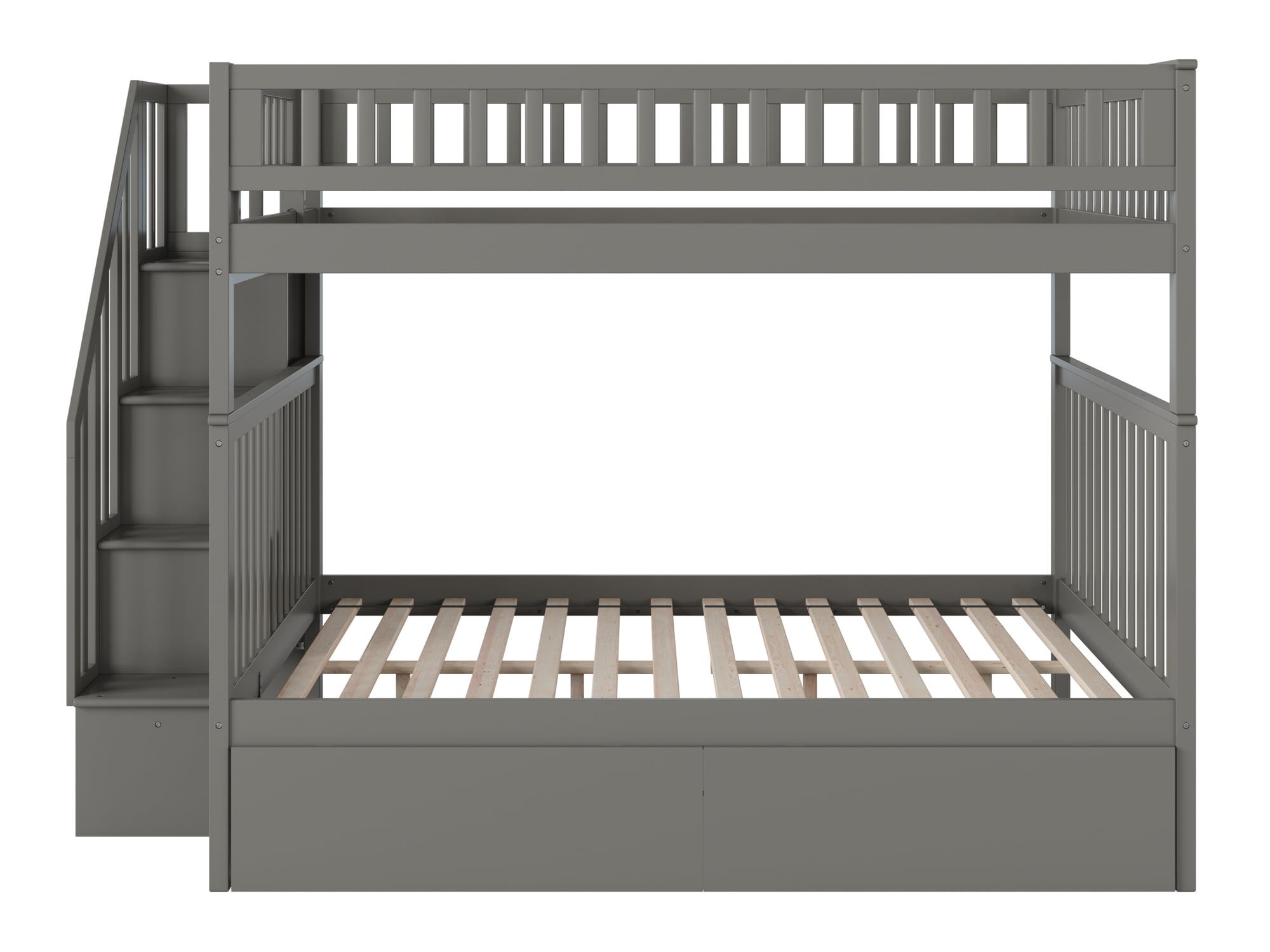 Woodland Staircase Bunk Bed Full Over, Atlantic Woodland Bunk Bed