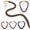 Bronze Serpent, variant on Serpent Statement Necklace Snake Print Choker for Women & Men