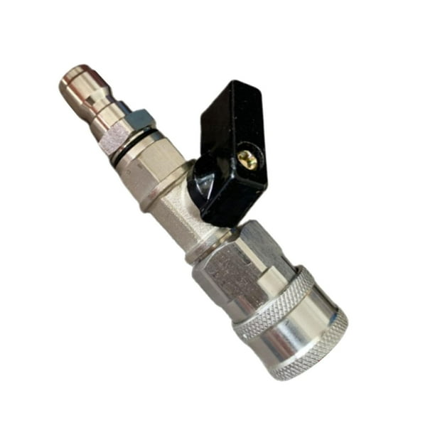 Juego de válvulas de bola para lavadora a presión, duradero, portátil, conector de conexión rápida fácil de usar, multifuncional para interruptor de m Estilo B