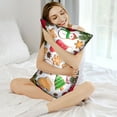thumbnail image 5 of Bingfone Christmas Gingerbread Cookies Print Satin Pillowcase for Hair - Standard Size with Zipper Silky & Soft Pillow Covers,20x30 inches, 5 of 8