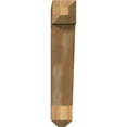 thumbnail image 2 of Ekena Millwork 6"W x 26"D x 34"H Traditional Craftsman Rough Sawn Bracket, Western Red Cedar, 2 of 13