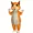 Orange, variant on Adult Inflatable Costume Black Cat Inflatable Suit Halloween Christmas Carnival Theme Party Inflatable Cute Cat Full Body Suit,Height 59"–74.8",black