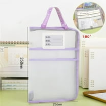 A3 Document Storage Bag with Thickened Construction for Art Paper Protection and Test Paper Organization