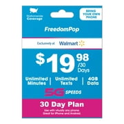 FreedomPop $19.98 30-Day Plan e-PIN Top Up (Email Delivery)