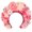 Pink, variant on Jiibva Purple DIY Flower Crown Making Craft Kit Floral Wreath Hair Accessory Set 27x23x5cm 5 Pack