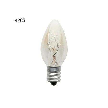 

4Pcs Lamp Bulb Dimming Incandescent Mini Salt Light Bulb