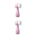 thumbnail image 3 of Cepillos de limpieza facial Minnieouse Cuidado de la piel portátil Acné Poros Exfoliar 2Conjunto Rosado Tipo 2, 3 of 6