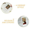 thumbnail image 4 of SOPOTUTU 4Pcs Small Vertical Picture Frames Assorted Colors Reusable Photo Frame Set for Home, 4 of 6