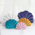 thumbnail image 3 of Luxury Shell Stuffed Pillow Velvet Pillow Sea Shell Household Decoration Bed Sofa Cushion, 3 of 5