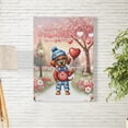 thumbnail image 2 of Happy Valentine’s Day Adorable Rhodesian Ridgeback Puppy Holding Heart Balloon Vertical Matte Canvas Poster Ridgebacks Dog Lover Gifts Wall Art Home Decor - 00030, 2 of 5