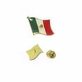 thumbnail image 5 of 3 Pc Mexico Flag Lapel Pin Support Patriotic Enamel Badge Hat Tie Mexican Flag, 5 of 6