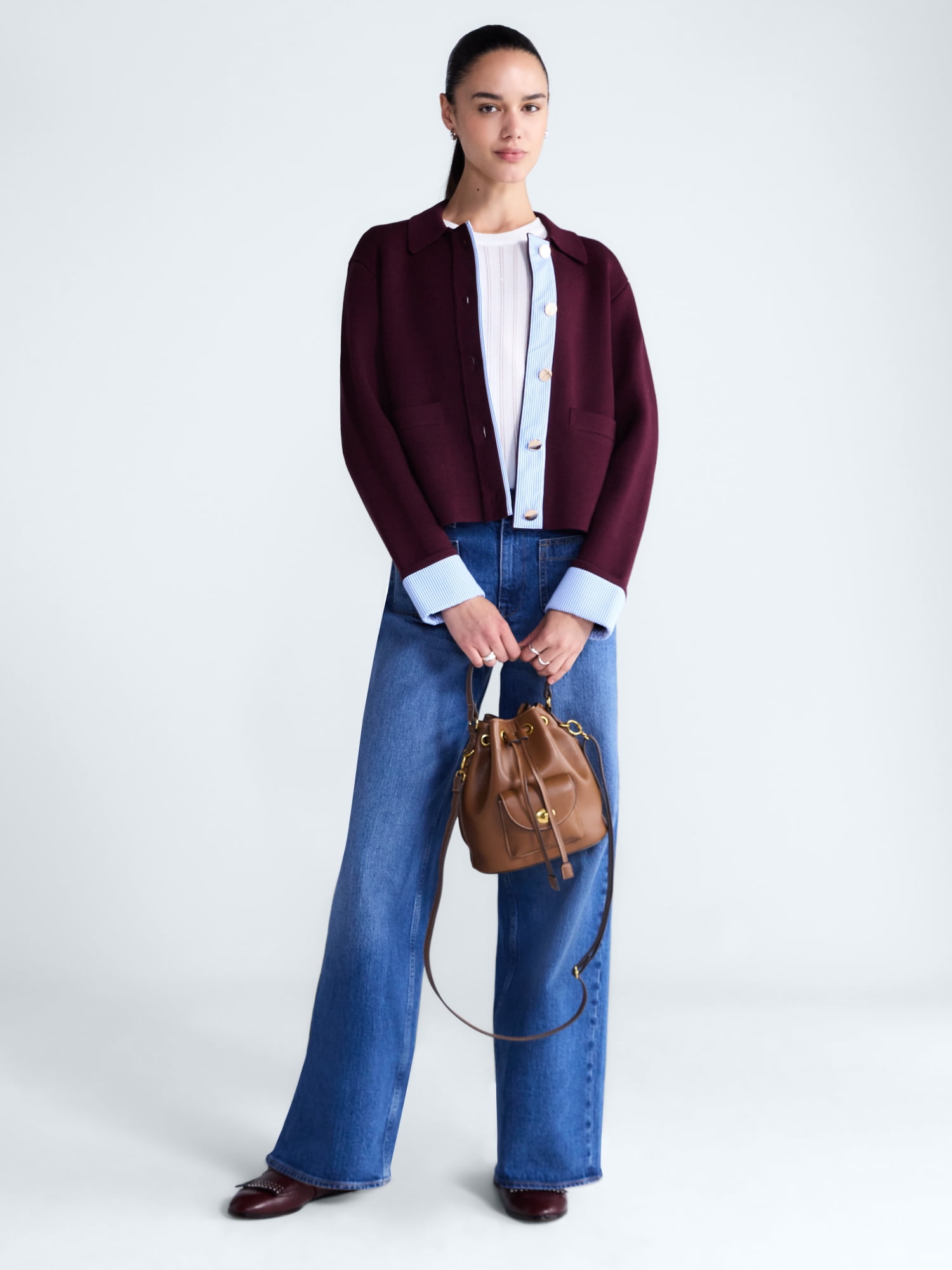 Free Assembly Women's and Women's Plus Cropped Sweater Jacket, Sizes XS-4X