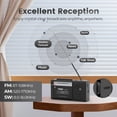 thumbnail image 3 of Reproductor de casetes Boombox PRUNUS J-360 con tecnología Solar/Bluetooth, 3 of 7