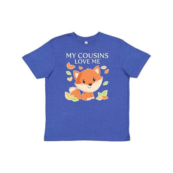 Inktastic My Cousins Love Me- little fox Youth T-Shirt