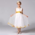 thumbnail image 1 of de de de Flor Ropa de Damas de Honor de Niñas Sin Adornos con Bowknot de Tul para 3-13 8-9 años perfke Vestido de niña de las flores, 1 of 9