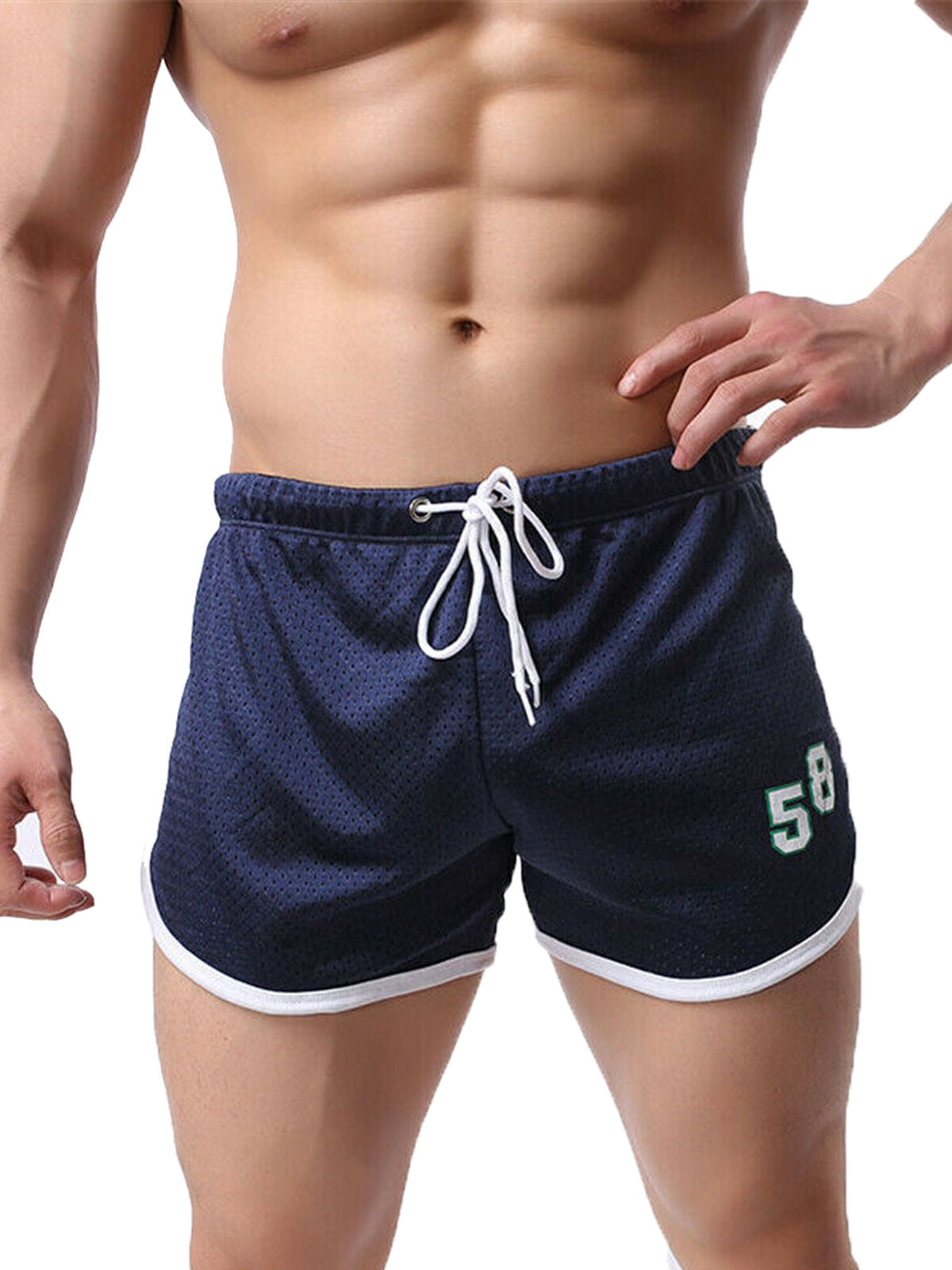 Diconna USA Men Swim Fitted Shorts Bodybuilding Workout Gym Running