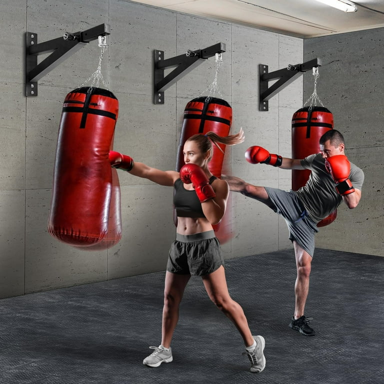 Yes4All Adjustable Heavy Duty Steel Wall Mount Punching Bag Hanger