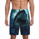 thumbnail image 1 of Fotbe Undersea Shark Pantalones Cortos de Pijama para Hombre, Ropa de Dormir, Pantalones de Pijama Cortos para Hombre-XX-Large, 1 of 6