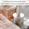 thumbnail image 3 of 400ml Transparent Square Glass Hand Sanitizer Bottle, Press Type Shower Gel Lotion Empty Bottle, Suitable For Kitchen, Bathroom, 3 of 5