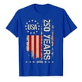 thumbnail image 3 of Glisme Independence Day T Shirt For Mens O Neck Graphic T Shirt Patriotic Independence Day Commemorative Print Short Sleeve Tee Simple 4Th Of July Clothes Dark Gray M, 3 of 3