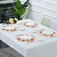 thumbnail image 7 of 1PC Place Mats Strawberry Red Round Placemat Heat-Resistant Placemats Dining Table Mat Circle Shape 15.4" for Kitchen/Dinner/Party/Restaurant Home Decor Gifts, 7 of 7