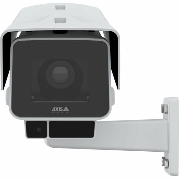 AXIS P1388-LE 8 Megapixel Outdoor 4K Network Camera, Color, Box, White, TAA Compliant