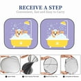 thumbnail image 3 of Yiaed Corgi Washing in Bathtub Print Car Front Windshield Sun Shade,Foldable Anti-UV Car Sunshade for Front Window for Most Vehicles-Medium, 3 of 5
