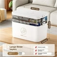 thumbnail image 2 of 3-Layer Moisture-Proof and Light-Proof Portable Medicine Storage Box with Handle, 2 of 7