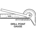 General Tools PocketSized 6In1 Multi Use Ruler and Gauge 16ME with