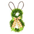 thumbnail image 1 of Billuyoard Elegante guirnalda de conejo de Pascua, exquisita decoración de conejo para la primavera, encantadora para la puerta de entrada Kits de decoración para fiestas, 1 of 6
