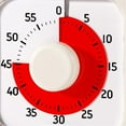 thumbnail image 2 of Temporizador Visual Silencioso, Cronómetro de 60 Minutos, Reloj Despertador, Temporizador de Cuenta Regresiva con Soporte, Visualización, Temporizador de Cocina, Azul, 2 of 5