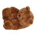 thumbnail image 1 of Zapatillas de felpa, zapatos de interior para niñas, calzado antideslizante de invierno, zapatos deslizantes de animales, zapatillas peludas para sala Oso café Fernando Zapatillas de felpa, 1 of 8