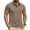 Khaki-T6, variant on Mens Polo Shirts Contrast Collared Short Sleeve Shirts Button Casual Lightweigt Fashion Work Shirt Solid Color Tee Shirt,Black L