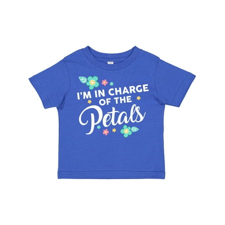 

Inktastic Flower Girl I m in Charge of the Petals Gift Toddler Toddler Girl T-Shirt